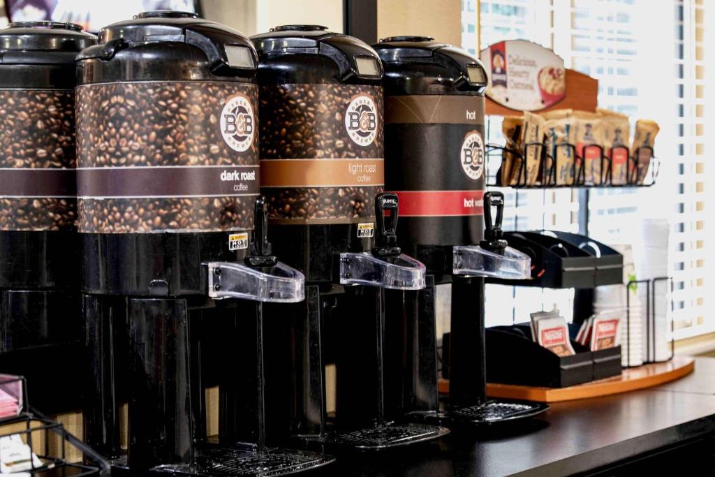 Breakfast coffee display